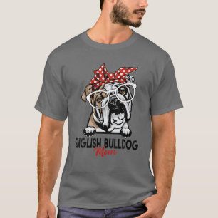 Engelse Bulldog Mam Cute Hondenliefhebbers Giften T-shirt