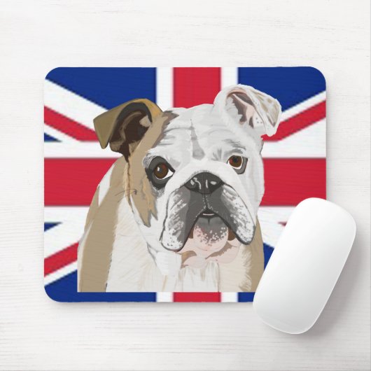 Engelse Bulldog Muismat (Met muis)