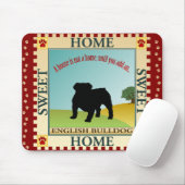 Engelse Bulldog Muismat (Met muis)