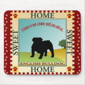 Engelse Bulldog Muismat (Voorkant)