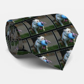 Engelse Bulldog necktie Stropdas (Opgerold)