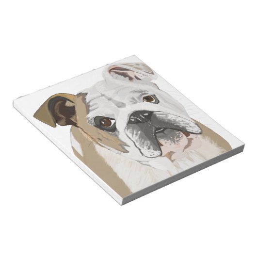 Engelse Bulldog Notitieblok (Schuin)