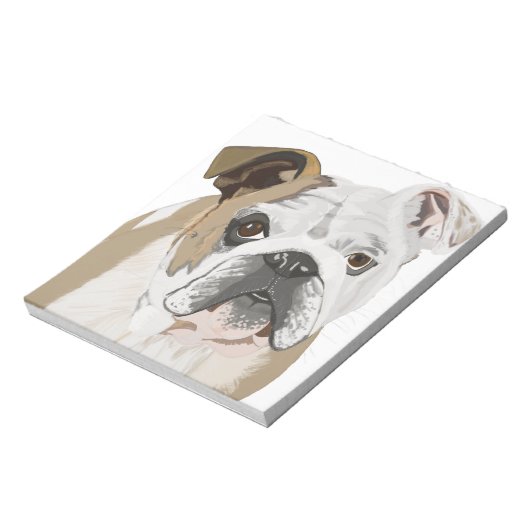 Engelse Bulldog Notitieblok (Gedraaid)