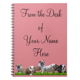 Engelse Bulldog Notitieboek