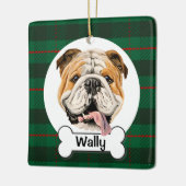 Engelse Bulldog Ornament (Links)