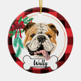 Engelse Bulldog Ornament
