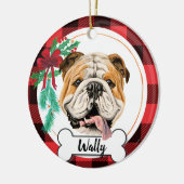 Engelse Bulldog Ornament (Links)