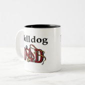 Engelse Bulldog Pap Mok (Voorkant links)