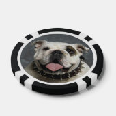 Engelse Bulldog Poker Chips (Enkel)