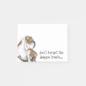Engelse Bulldog Post-it® Notes (Voorkant)