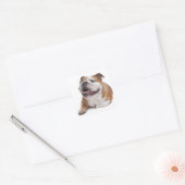 Engelse Bulldog Puppy Dog Sticker (Envelop)