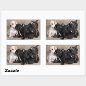 Engelse bulldog puppy hond groet Stickers (Vel)