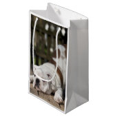 Engelse bulldog Puppy Klein Cadeauzakje (Voorkant Gekanteld)