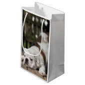 Engelse bulldog Puppy Klein Cadeauzakje (Achterkant Gekanteld)