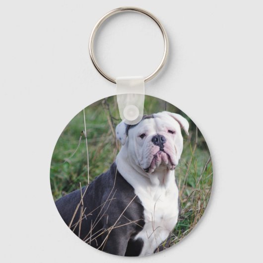 Engelse Bulldog Sleutelhanger (Voorkant)