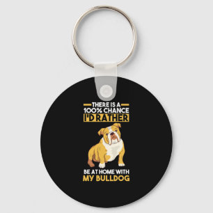 Engelse Bulldog Sleutelhanger