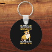 Engelse Bulldog Sleutelhanger (Voorkant)