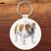 Engelse Bulldog Sleutelhanger (Voorkant)