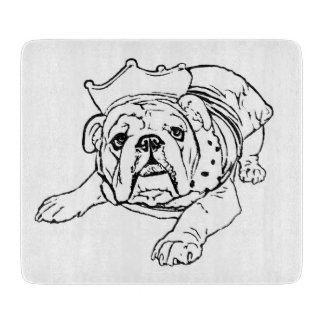 Engelse bulldog snijplaat snijplank