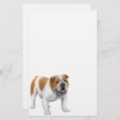 Engelse Bulldog Stationery Briefpapier (Voorkant / Achterkant)