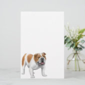 Engelse Bulldog Stationery Briefpapier (Staand voorkant)