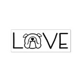 Engelse Bulldog stempel - Bully liefdescadeau! (Afrduk)