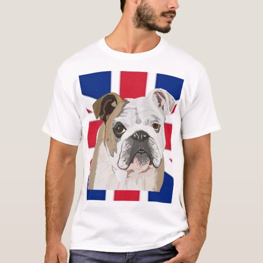 Engelse Bulldog T-shirt (Voorkant)