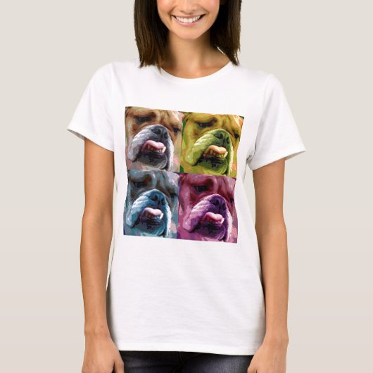 Engelse bulldog t-shirt (Voorkant)
