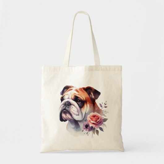Engelse Bulldog Tote Bag (Voorkant)