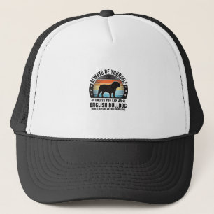 Engelse Bulldog Vintage Sunset Hond Liefhebber Shi Trucker Pet