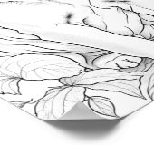 Engelse Bulldog volwassen kleuring Poster (Hoek)