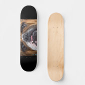 Engelse Bulldog Worpkussen Skateboard (Voorkant)