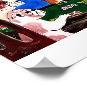 ENGELSE BULLDOGS BULL DOGS PLAYPOKER POSTER (Hoek)