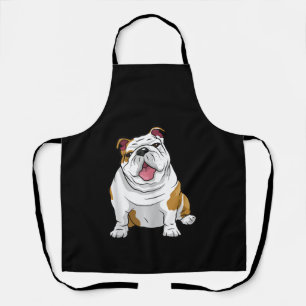Engelse Bulldogs Geweldige Funny Bulldog Pups Dogs Schort