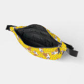 Engelse Bulldogs Yellow en Blue Patterned Heuptasje (Open)