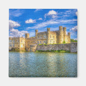 Engelse Castle Art Magneet (Voorkant)