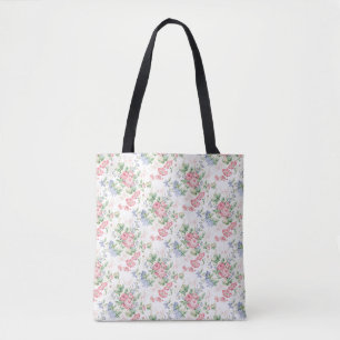 Engelse Chintzrozen, Roze en Blauw Draagtas