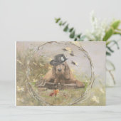 Engelse Cocker Spaniel Bedankkaart (Staand voorkant)