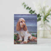 Engelse Cocker Spaniel Briefkaart (Staand voorkant)