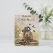 Engelse Cocker Spaniel Briefkaart (Staand voorkant)