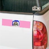 Engelse Cocker Spaniel Bumpersticker (Op Truck)