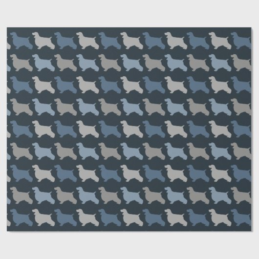Engelse Cocker Spaniel Cadeaupapier (Vlak)