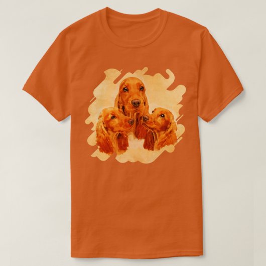 Engelse Cocker Spaniel Collage T-shirt (Design voorkant)
