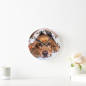 Engelse Cocker Spaniel Dog Ronde Klok (Huis)