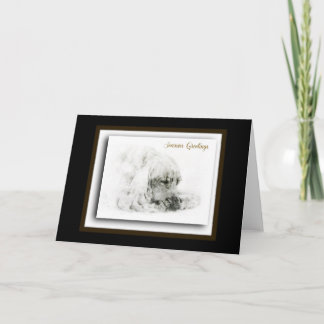 Engelse Cocker Spaniel Feestdagen Kaart