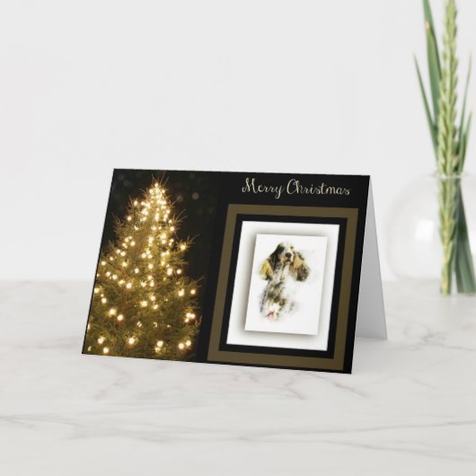 Engelse Cocker Spaniel Feestdagen Kaart (Voorkant)