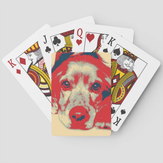 Engelse cocker spaniel, Hond, Puppy Pokerkaarten (Achterkant)