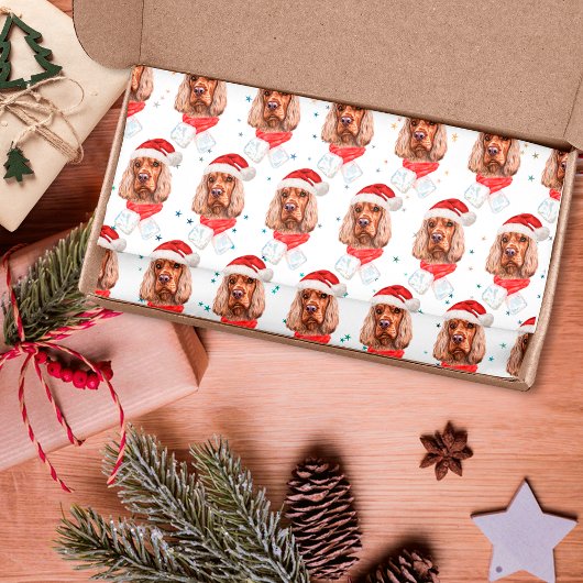Engelse Cocker Spaniel Hondenras Kerstmis Tissuepapier