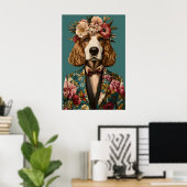 Engelse Cocker Spaniel in Pak Poster, Cocker Poster (Thuiskantoor)