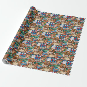 Engelse Cocker Spaniel Kerstbakken: Kerstmis Cadeaupapier